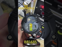 2 شعاع فلاش أبيض أصفر 80 فولت الدراجة النارية العالمية مصباح LED