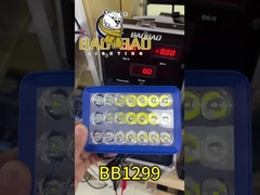 غلاف أزرق بلاستيكي أبيض صفراء فلاش مصباح أمامية عالمية للدراجة النارية