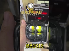 4 LED Owl Shape أسود الألومنيوم الأبيض الأصفر مصباح الدراجة النارية LED