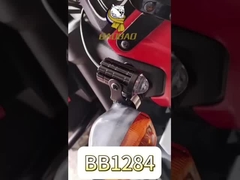 أبيض أصفر 12 فولت عالمية ميني مصباح أمامية LED مصباح الدراجة النارية