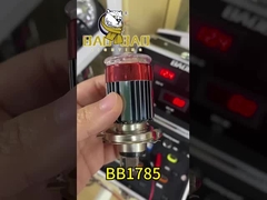 H4 BA20D أسود غلاف 80 فولت عالمية الدراجة النارية مصباح أمامية LED المصباح