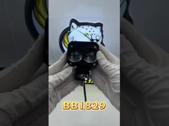 25 واط ألومنيوم أبيض أصفر 80 فولت دراجة نارية LED ضوء ضباب أصفر