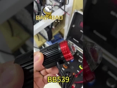 46W المعدن الأبيض الأصفر الدراجة النارية المساعدة LED القيادة ضوء الضباب المصغر