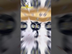 شكل البومة الألومنيوم الأبيض الأصفر ذو لونين دراجة نارية LED ضوء الضباب