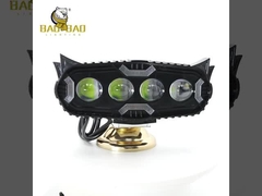 أحمر أزرق تحذير مشروع بلاستيكي ضوء أبيض أصفر ضوء ضباب الدراجة النارية مزدوج الألوان