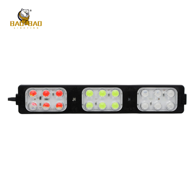 شريط الضوء الفاخر 18 مصباح وحدات LED الأحمر الأزرق المضيئة ديكور الدراجة
