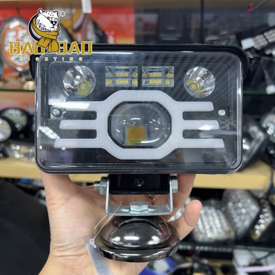 3 بوصة LED العمل الضوء الأبيض الأصفر لون مزدوج للشاحنة للسيارة 4x4 الملحقات